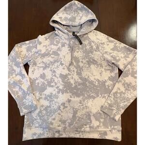 Lululemon City Sweat Pullover Men’s Hoodie French Terry Size L White Silver Drop